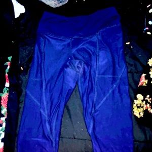 blue leggings